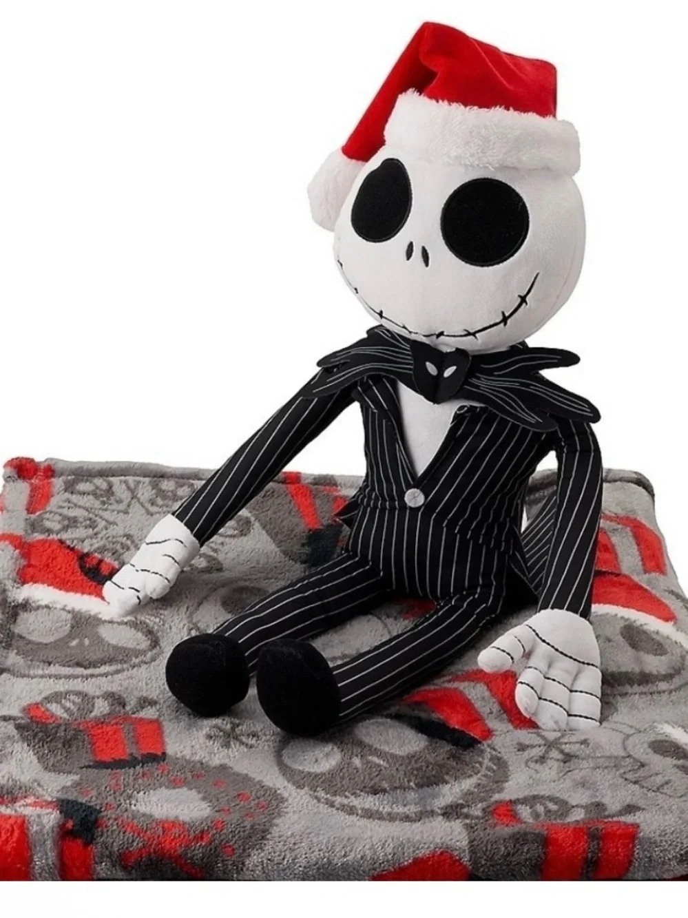 Disney Nightmare Before Christmas Jack Skellington Plush & Throw - 50”x 60”